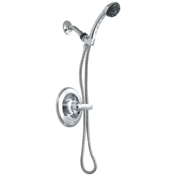Delta 1300 Series Bath And Shower Faucet With Hand Shower Chrome