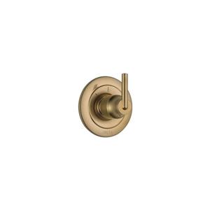 Garniture d'inverseur Trinsic de Delta, 3 fonctions, 2 ports, bronze champagne