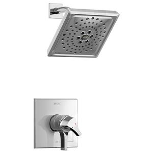 Delta Zura 17 Series Shower Faucet with Shower Head - Chrome