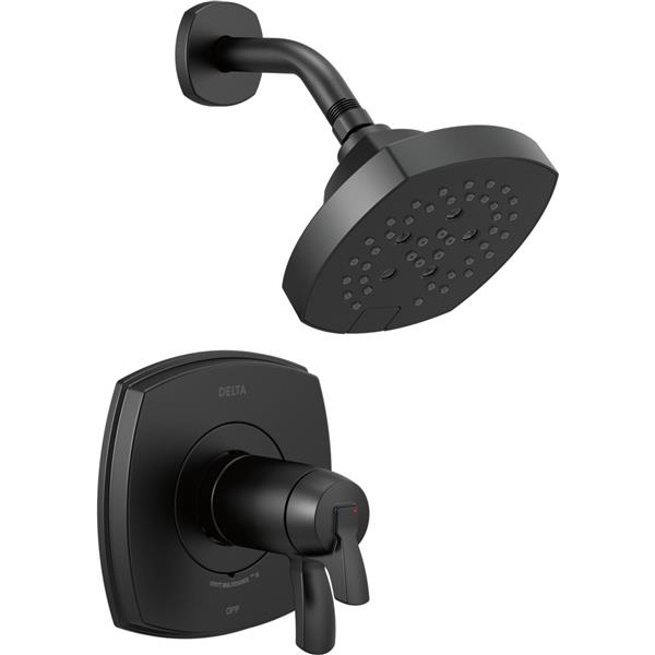 Delta Stryke 17 Thermostatic Shower Trim Set - Matte Black