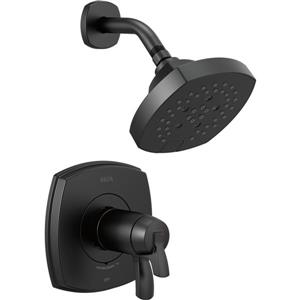 Delta Stryke 17 Thermostatic Shower Trim Set - Matte Black