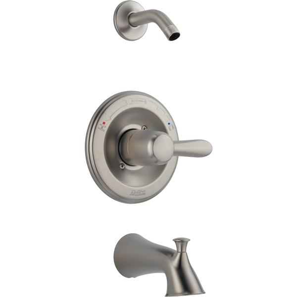 Garniture de baignoire et douche Dryden Série 14 de Delta, sans pomme de douche, chrome