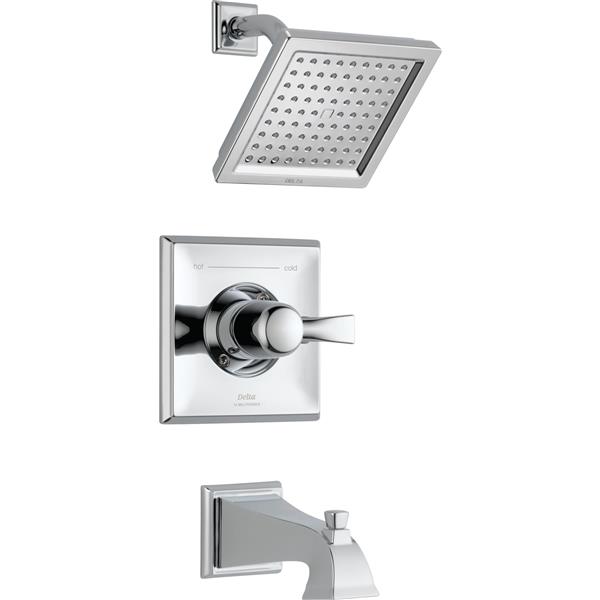 Delta Monitor® 13 Series Bath and Shower Faucet with Shower Head Chrome T14451WE RONA