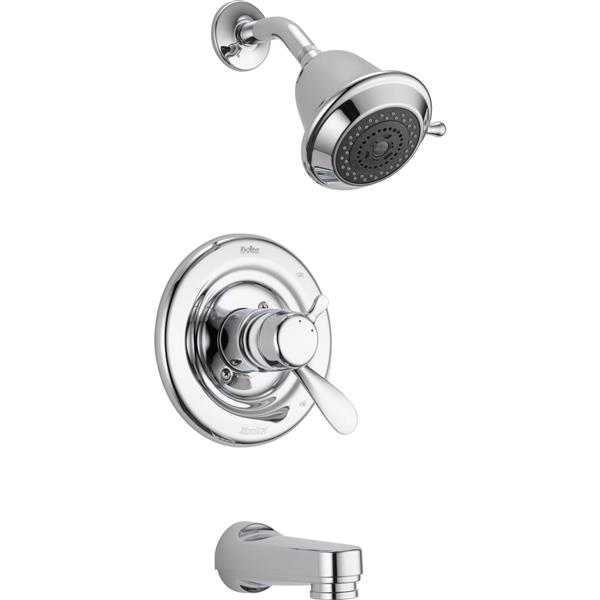 Garniture de baignoire et douche Classic Série 17 de Delta, chrome