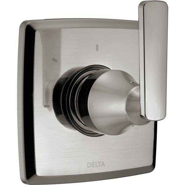 Delta Ashlyn Diverter Trim - 3-Setting - 2-Port - Stainless Steel