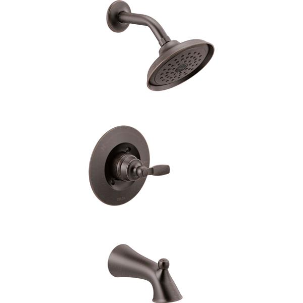 Delta Woodhusrt Shower Faucet with Shower Head - Stainless Steel