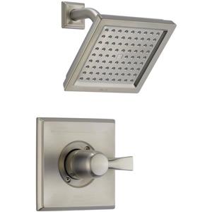 Garniture de baignoire et douche Monitor Série 17 de Delta, douchette intégrée, acier inoxydable