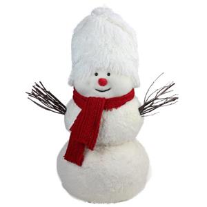 Northlight Snowman with Red Scarf Table Top Decoration - 24.5-in