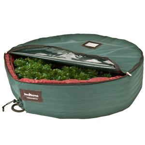Tree Keeper Christmas Wreath Storage Bag - 24-in - Green