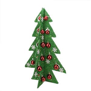 Northlight Tinsel Lighted Christmas Tree Table Top Décor - 28-in - Green