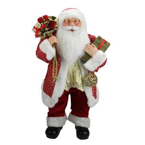Northlight Snazzy Santa Claus Christmas Figure with Ornament and Gifts