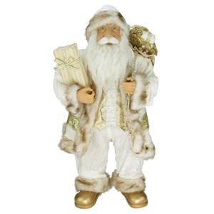 Northlight Standing Santa Claus Christmas Figure with Gift Bag - Ivory