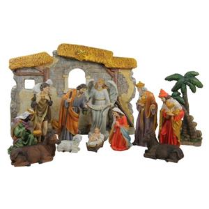 Northlight Traditional Religious Christmas Nativity Set - 13 Pieces
