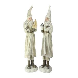 Diva at Home Old World Santa Claus Christmas Tabletop Figures - Set of 2