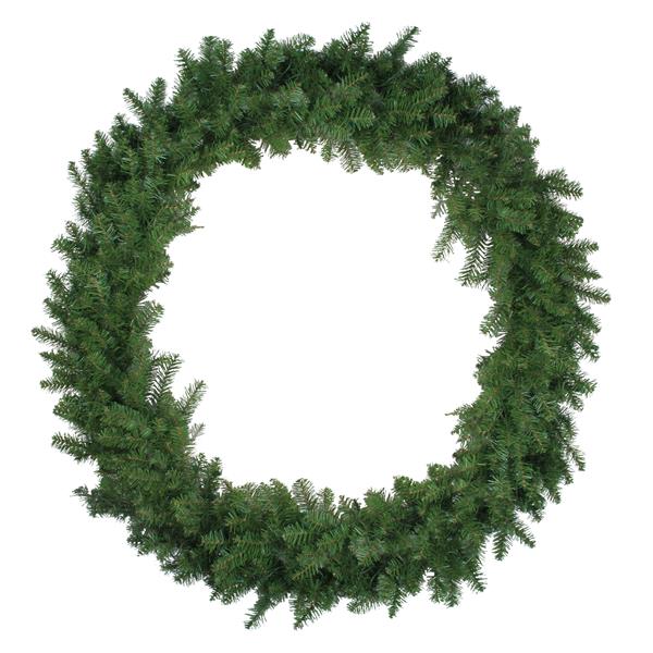 NORTHLIGHT Northern Pine Artificial Christmas Wreath - 48-in - Green ...