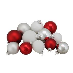 Northlight Glass Ball Christmas Ornaments - 96 Pieces - Multicoloured