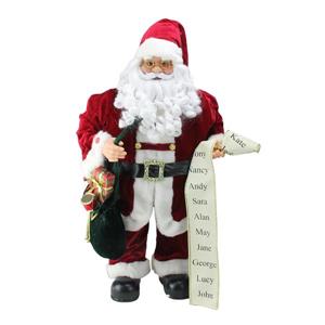 Northlight Animated Standing Santa Claus Musical Christmas Figure - 32-in