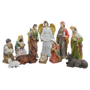 Northlight Traditional Religious Christmas Nativity Set - 11 Pieces