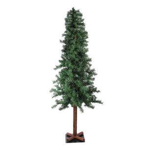 Northlight Traditional Woodland Alpine Artificial Christmas Tree - 70-ft - Green