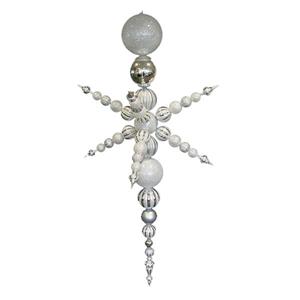Vickerman Shatterproof Radical 3D Snowflake Christmas Ornament - White