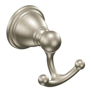 MOEN Brantford Double Robe Hook - Brushed Nickel