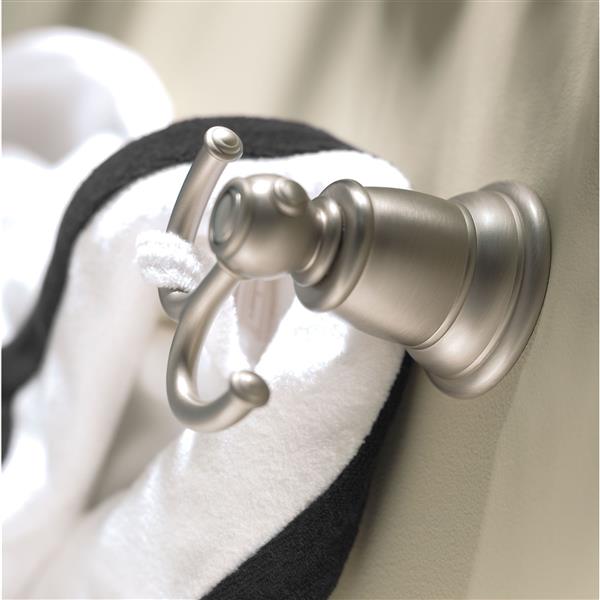 MOEN Crochet à Peignoir Double Kingsley En Fer Forgé | Home Depot Canada