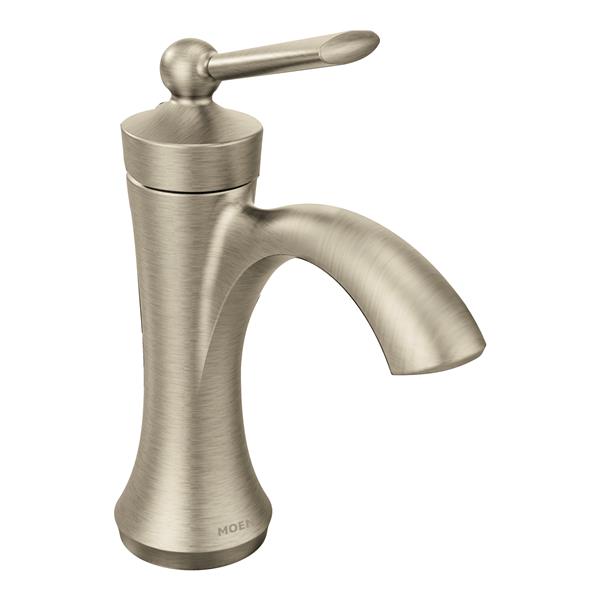 MOEN Wynford Bathroom Faucet One Handle Brushed Nickel 4500BN RONA   330696950 MainImage 001 L 