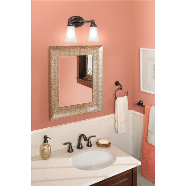 MOEN EVA Bathroom Faucet - Two-Handle - Oil Rubbed Bronze (Valve Sold Separately)