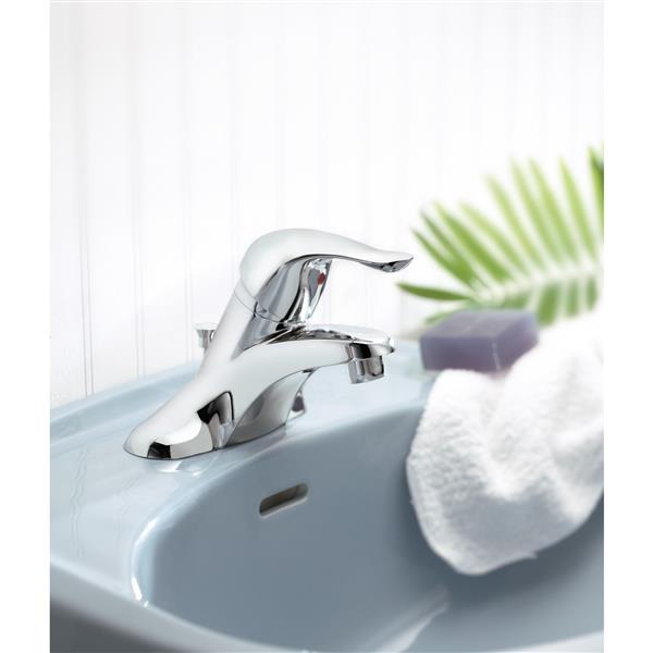 MOEN Château Bathroom Faucet With Drain - One-Handle - Chrome