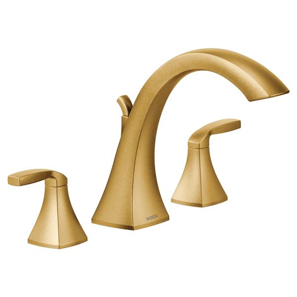 Moen Voss Roman Tub Faucet - Two-Handle - Brushed Gold (Valve Sold Separately) T693BG