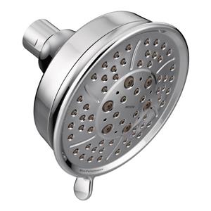 Moen Eco-Performance 4-3/8-in Diameter Showerhead - Four Functions - Chrome