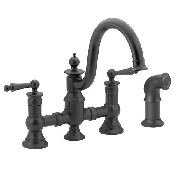 MOEN Waterhill Kitchen Faucet - Two-Handle  - Wrought Iron