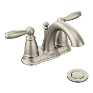 MOEN Brantford Bathroom Faucet -  2-Handle - Brushed Nickel