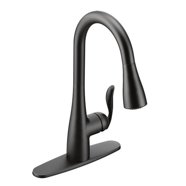 MOEN Arbor Collection Pulldown Kitchen Faucet Matte Black 7594BL RONA   330698083 AlternateImage4 L 