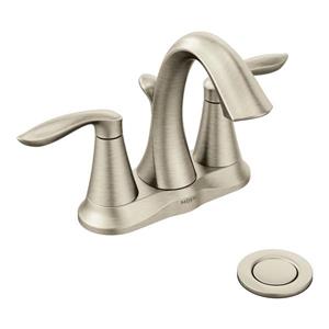 MOEN Eva Bathroom Faucet -  2-Handle - Brushed Nickel
