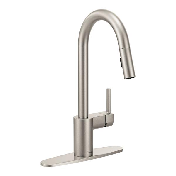 MOEN Align Collection High Arc Pulldown Kitchen Faucet - 1-Handle - Stainless Steel