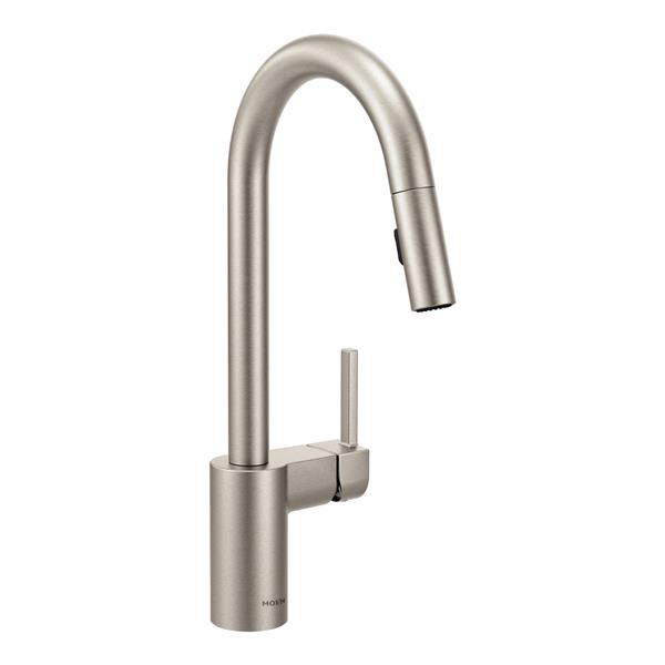 MOEN Align Collection High Arc Pulldown Kitchen Faucet - 1-Handle - Stainless Steel