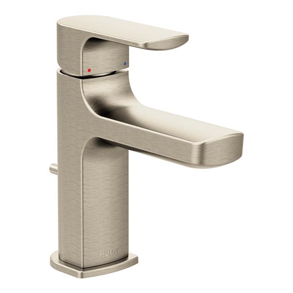 MOEN Rizon Bathroom Faucet -  1-Handle - Brushed Nickel