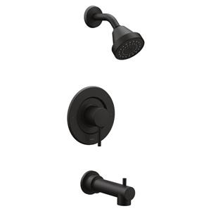 MOEN Align Bathtub and Shower Valve Trim Set - PosiTemp Technology - Matte Black (Valve Sold Separately)