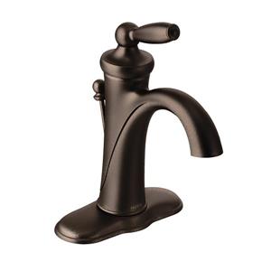 MOEN Brantford Bathroom Faucet -  1-Handle - Oil Rubbed Bronze