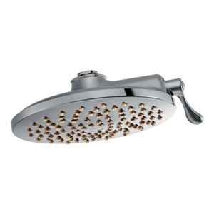 Pomme de douche à effet de pluie Velocity de Moen, 2 fonctions, 8 po, chrome