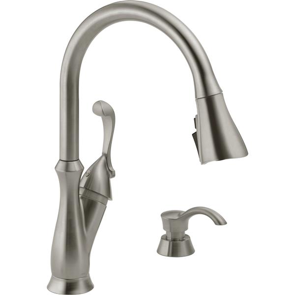 Delta Arabella Pull Down Kitchen Faucet Stainless Steel 19950z