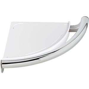 Delta Contemporary Corner Shelf/Assist Bar - Chrome