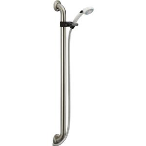 Delta Adjustable Grab Bar Hand Shower - Stainless Steel