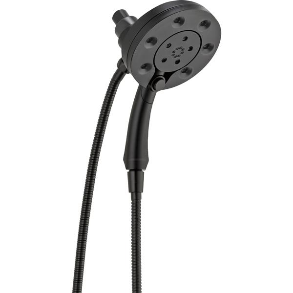 Delta H2Okinetic® In2ition® 4-Setting 2-in-1 Shower - Matte Black