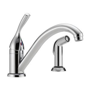 Delta Classic Kitchen Faucet with Spray - Chrome