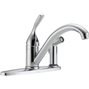 Delta Kitchen Faucet with Integral Spray - Chrome