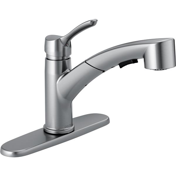 Delta Collins Pull-Out Kitchen Faucet - Arctic Stainless