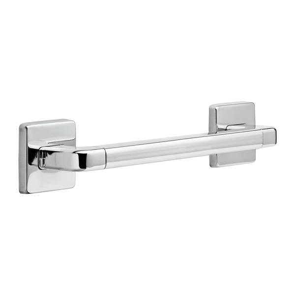 Delta Angular Modern Grab Bar - 12-in - Chrome