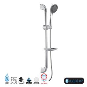 akuaplus® Adjustable Hand Shower Rail - 5 Settings - Chrome